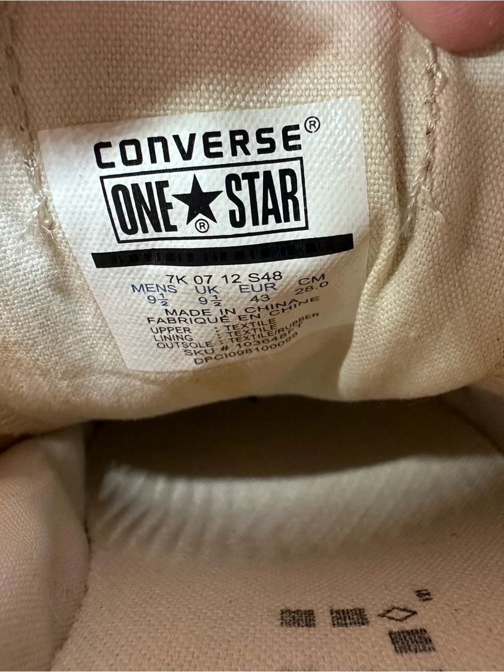 Converse One Star DX Oxfords Chili - NEW - M9.5/W11.5